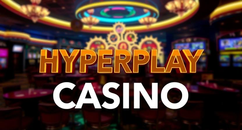Immersive lounge-style interface of HYPEPLAY casino